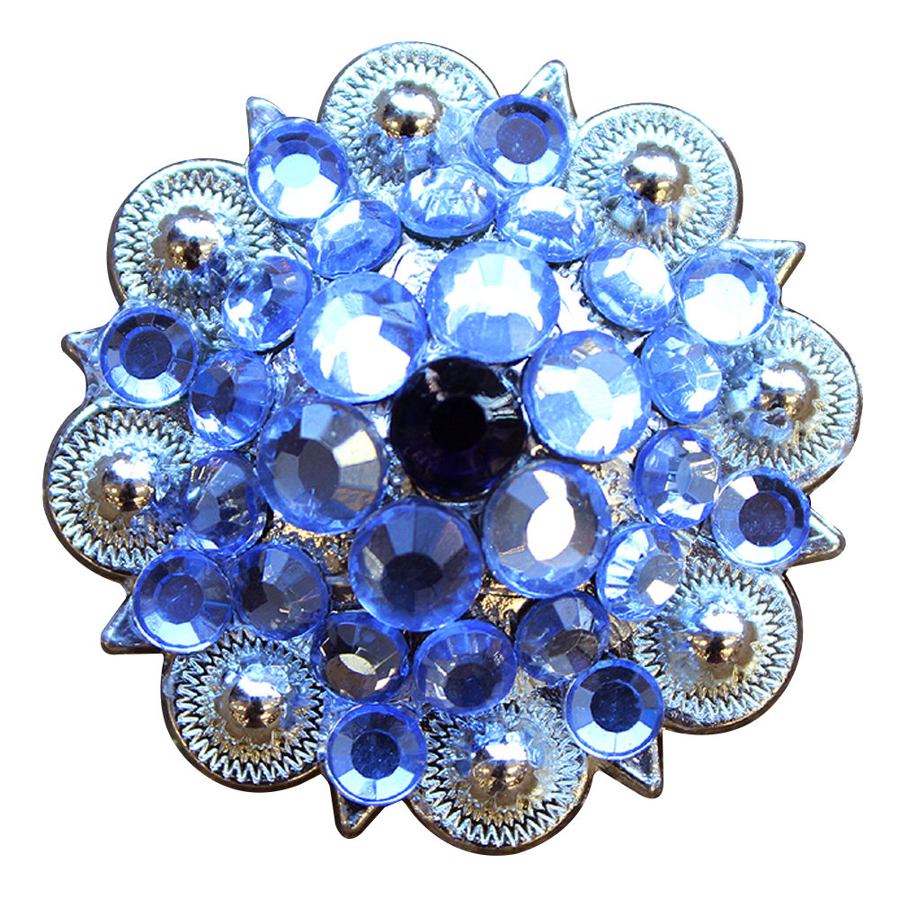 Conchos Berry Vidrio Estrás Artesanal 78HS Bling 1,5" Silla de montar de caballo Tack Western - Imagen 24 de 181