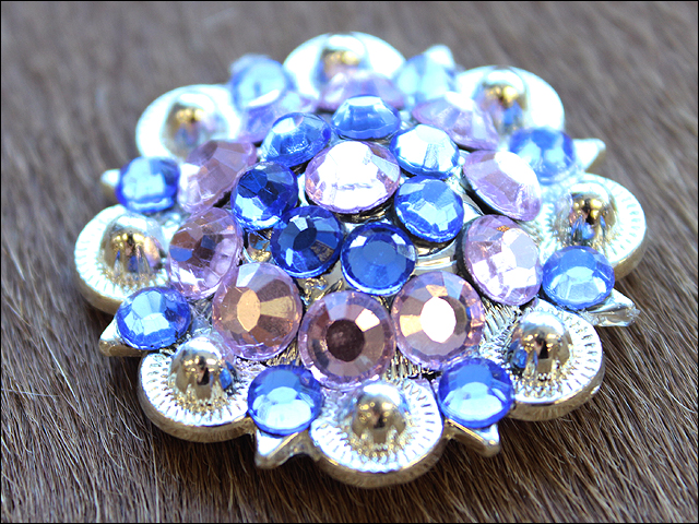 Conchos Berry Vidrio Estrás Artesanal 78HS Bling 1,5" Silla de montar de caballo Tack Western - Imagen 164 de 181