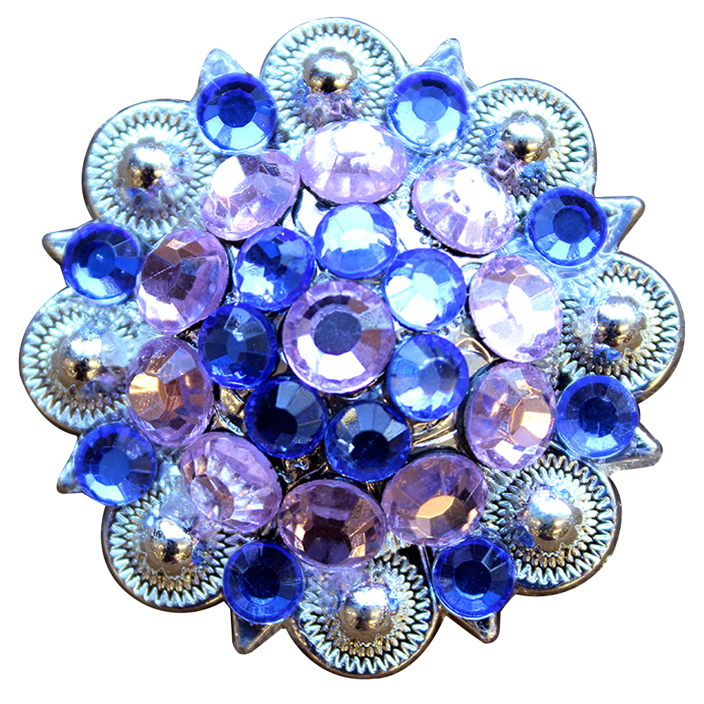 Conchos Berry Vidrio Estrás Artesanal 78HS Bling 1,5" Silla de montar de caballo Tack Western - Imagen 162 de 181