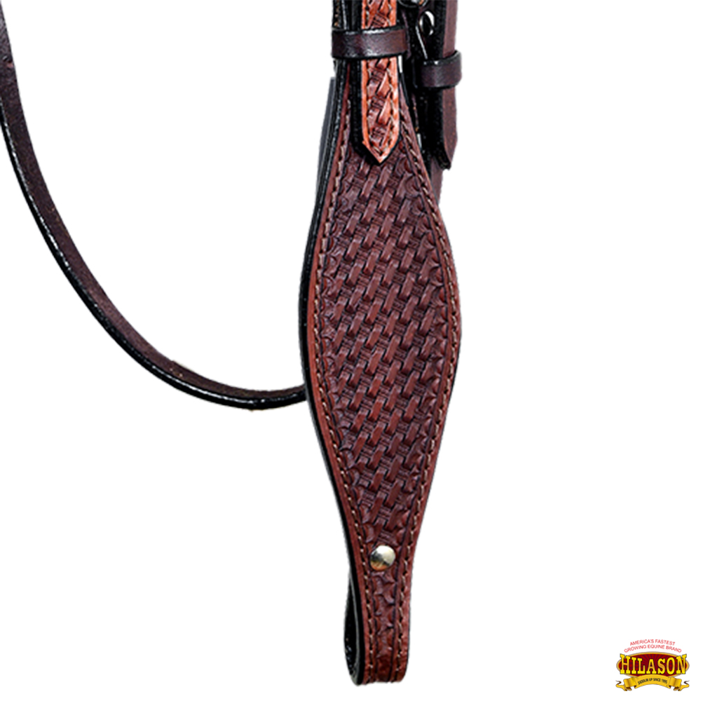 BH HILASON Western Horse Headstall Breast Collar Set Tack Genuine American - Picture 73 of 247