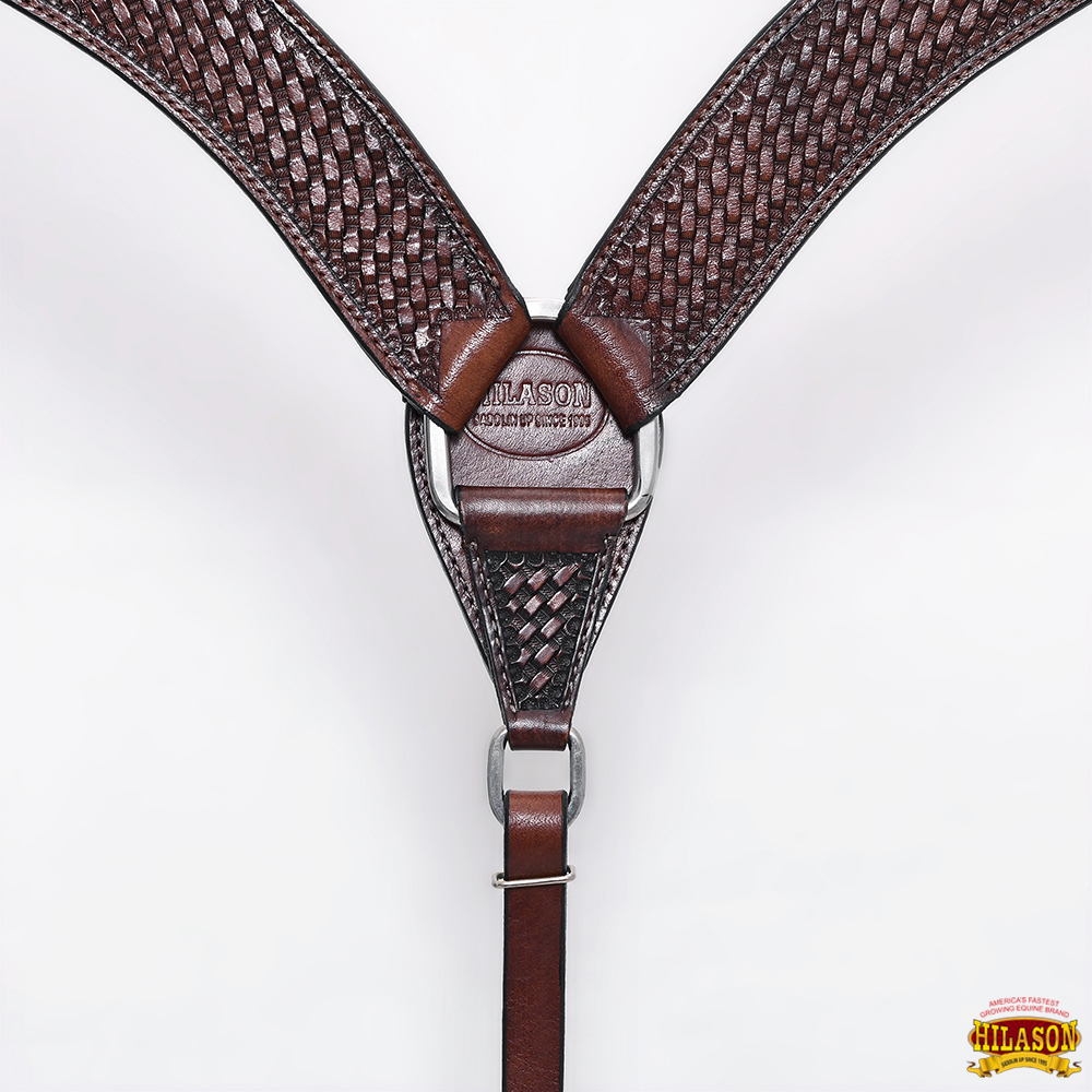 BH HILASON Western Horse Headstall Breast Collar Set Tack Genuine American - Picture 74 of 247