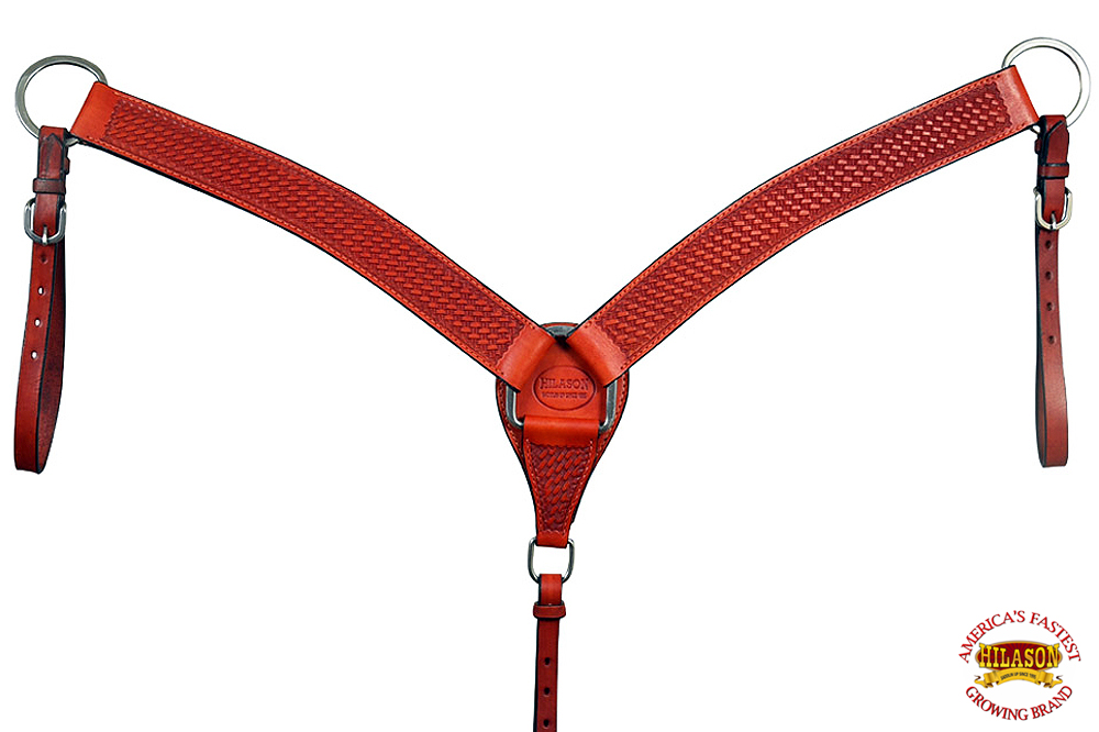 BH HILASON Western Horse Headstall Breast Collar Set Tack Genuine American - Picture 80 of 247