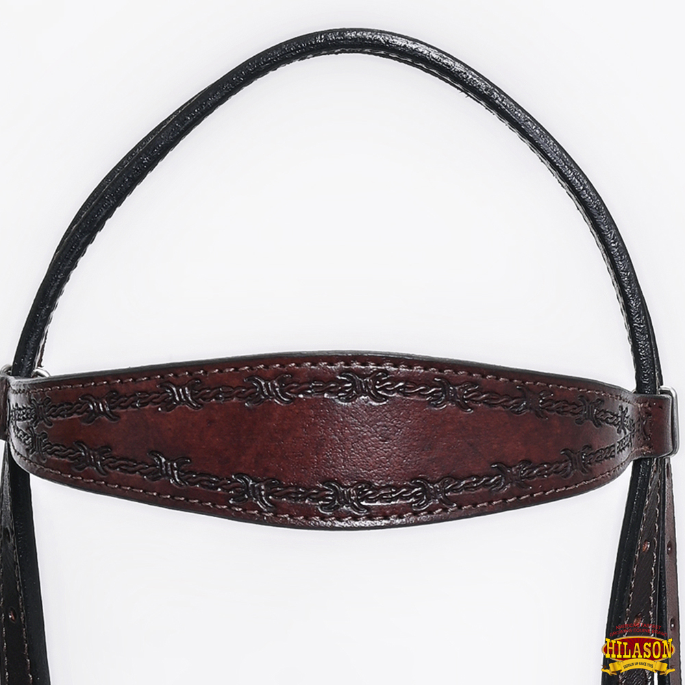 BH HILASON Western Horse Headstall Breast Collar Set Tack Genuine American - Picture 19 of 247