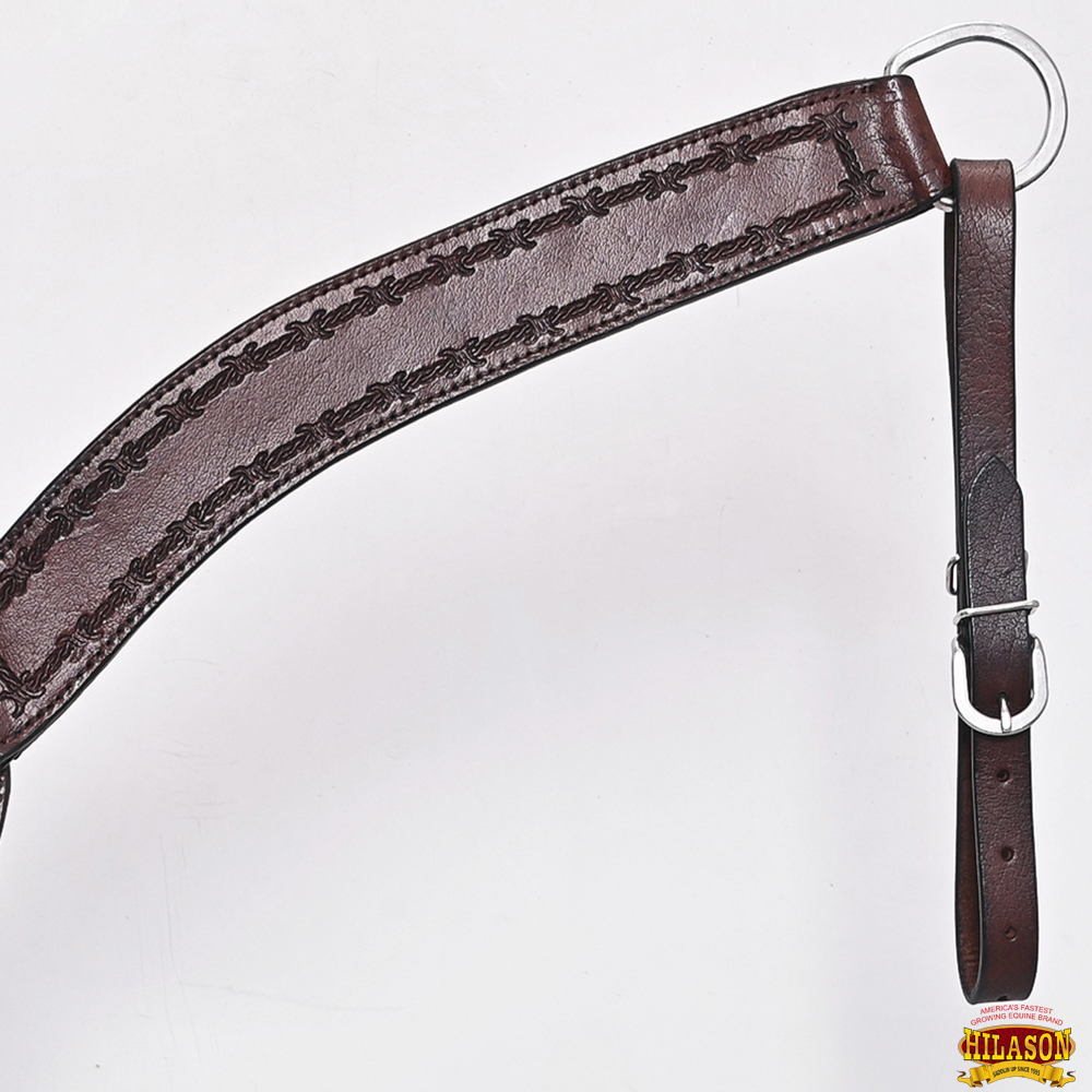 BH HILASON Western Horse Headstall Breast Collar Set Tack Genuine American - Picture 21 of 247
