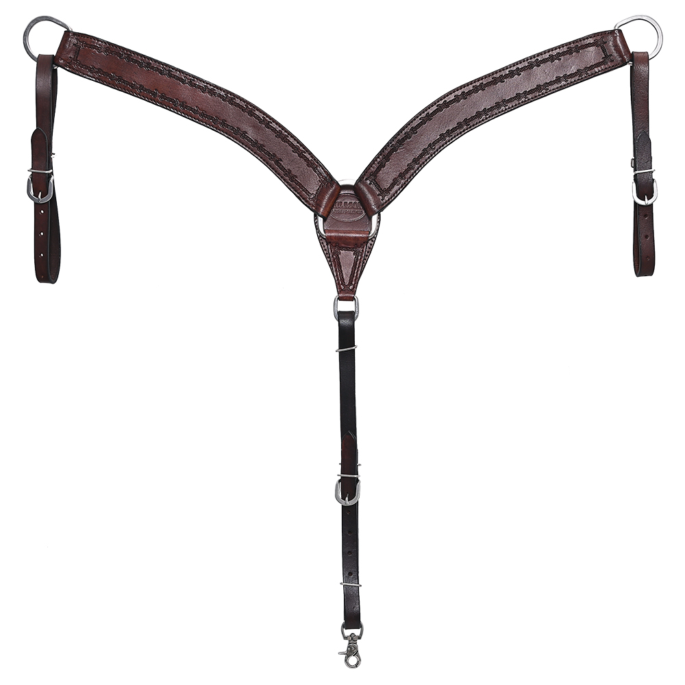 BH HILASON Western Horse Headstall Breast Collar Set Tack Genuine American - Picture 17 of 247
