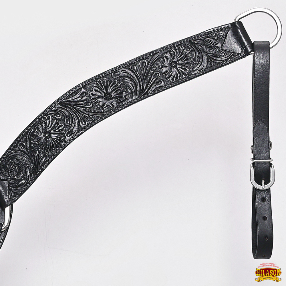BH HILASON Western Horse Headstall Breast Collar Set Tack Genuine American - Picture 129 of 247