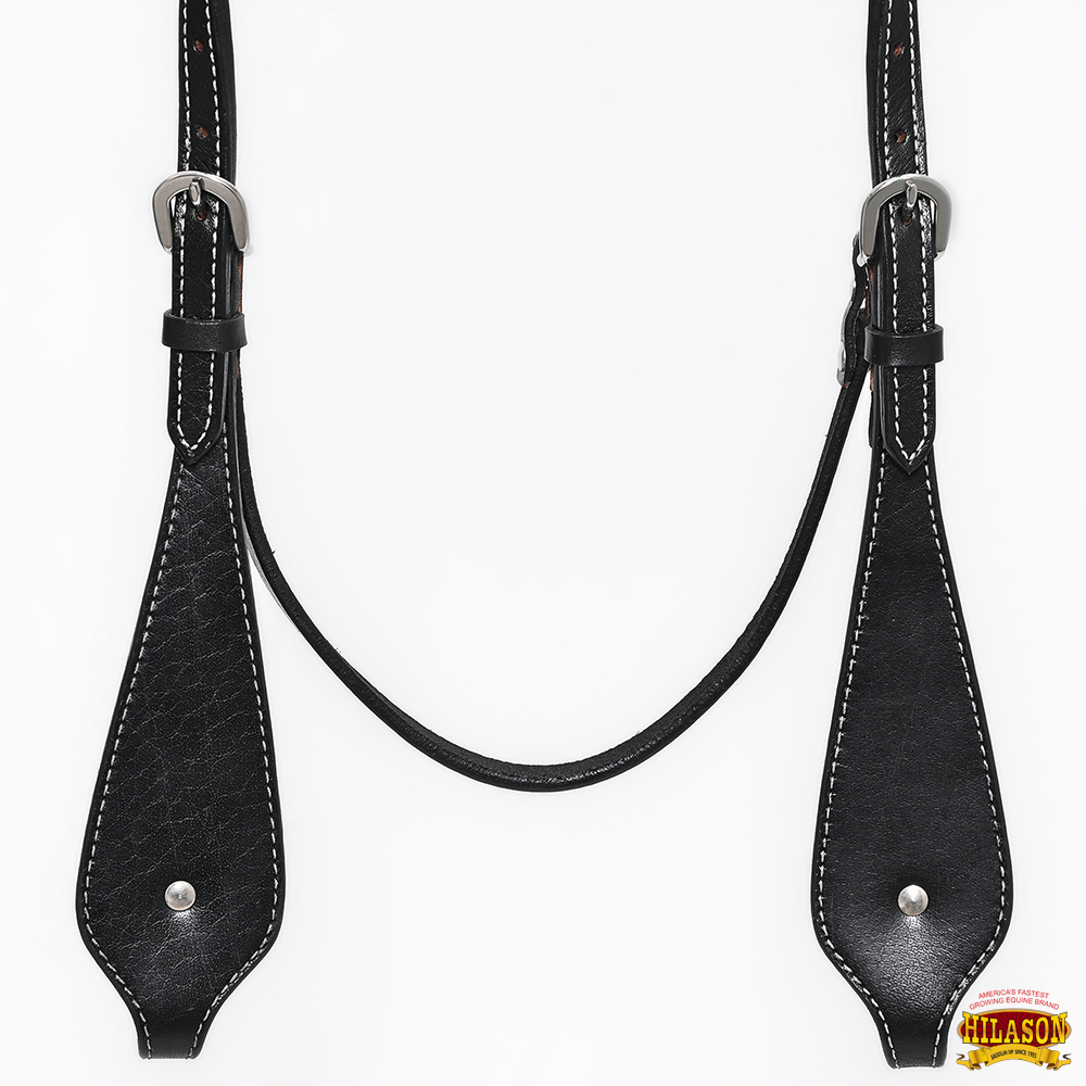 BH HILASON Western Horse Headstall Breast Collar Set Tack Genuine American - Picture 214 of 247