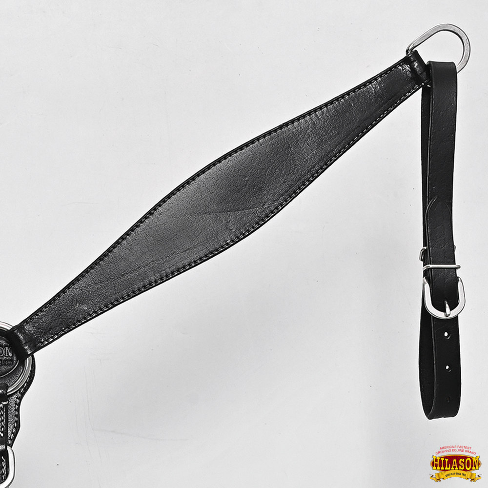 BH HILASON Western Horse Headstall Breast Collar Set Tack Genuine American - Picture 215 of 247