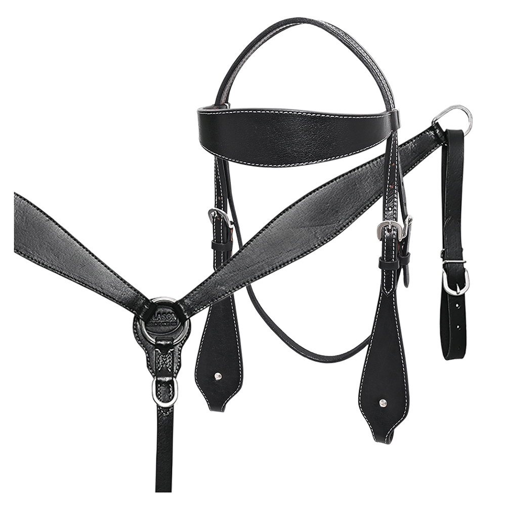 BH HILASON Western Horse Headstall Breast Collar Set Tack Genuine American - Picture 209 of 247