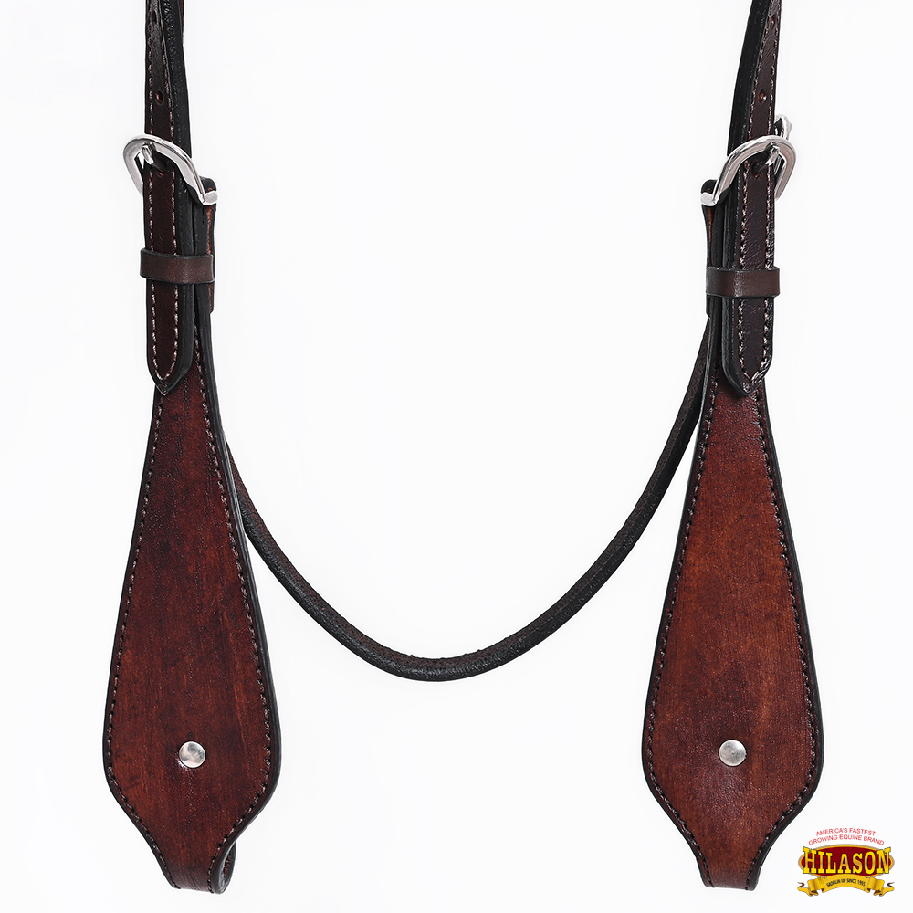 BH HILASON Western Horse Headstall Breast Collar Set Tack Genuine American - Picture 222 of 247