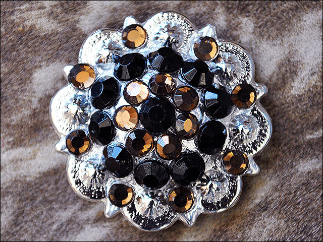 19HS 1.25 In Hilason Horse Saddle Tack Western Conchos Berry Glass Rhinestone - Picture 64 of 289