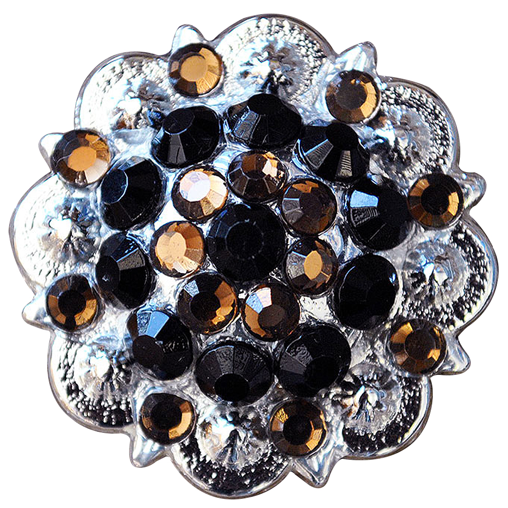 19HS 1.25 In Hilason Horse Saddle Tack Western Conchos Berry Glass Rhinestone - Picture 63 of 289