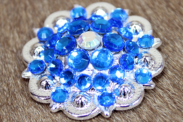 Conchos Berry Vidrio Estrás Artesanal 78HS Bling 1,5" Silla de montar de caballo Tack Western - Imagen 88 de 181