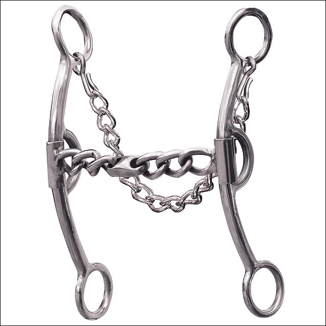 C301 6.75" Professional Choice Derby Chain Mouthpiece Horse Mouth Bit