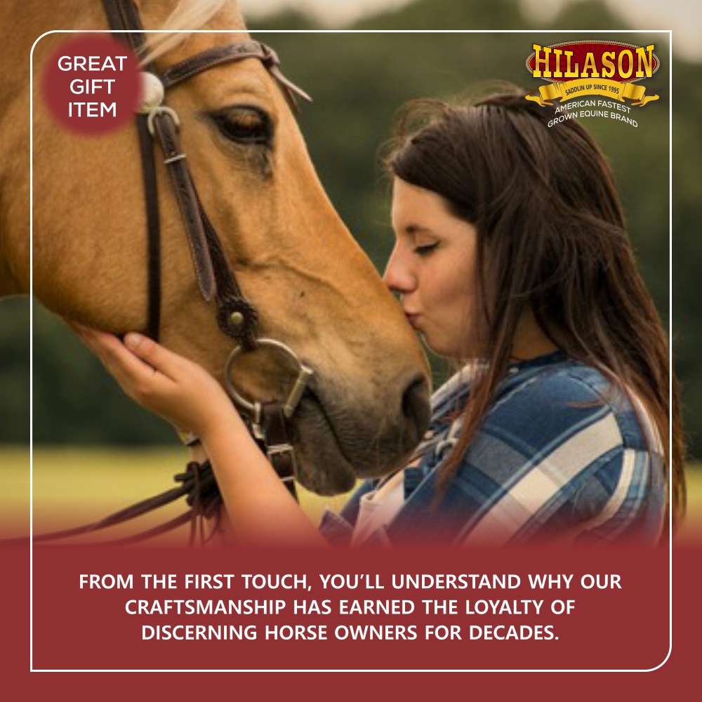 Hilason Western Gel Wool Felt Horse Saddle Pad Cowhide Hair On Leather