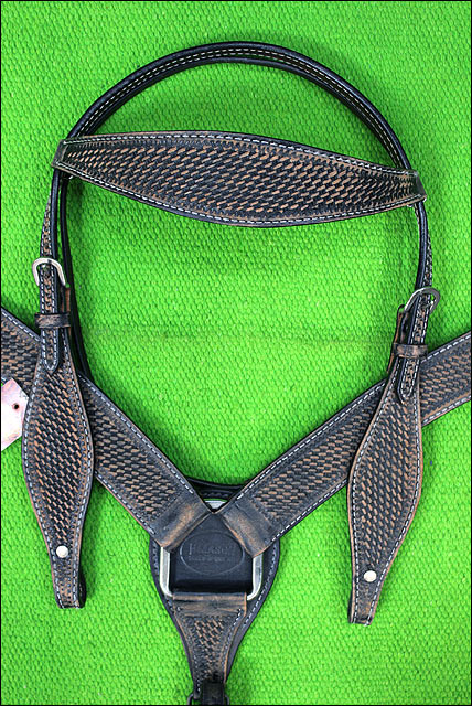 BH HILASON Western Horse Headstall Breast Collar Set Tack Genuine American - Picture 85 of 247