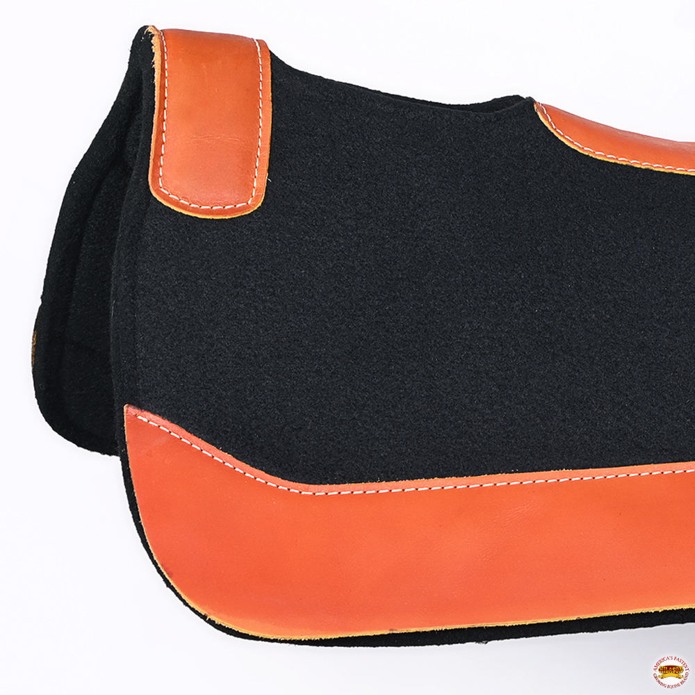 HS Hilason Western Wollfilz Pferd Schabracke mit Lederrand - Bild 23 von 53