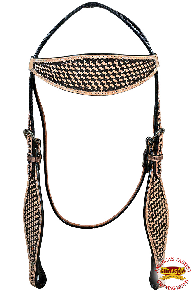 BH HILASON Western Horse Headstall Breast Collar Set Tack Genuine American - Picture 92 of 247