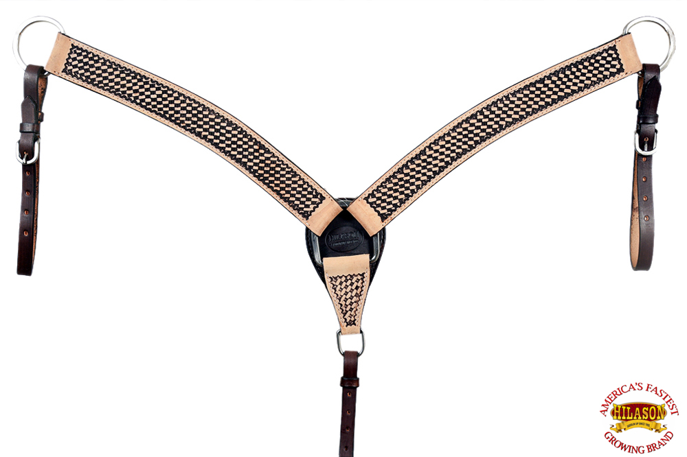 BH HILASON Western Horse Headstall Breast Collar Set Tack Genuine American - Picture 94 of 247