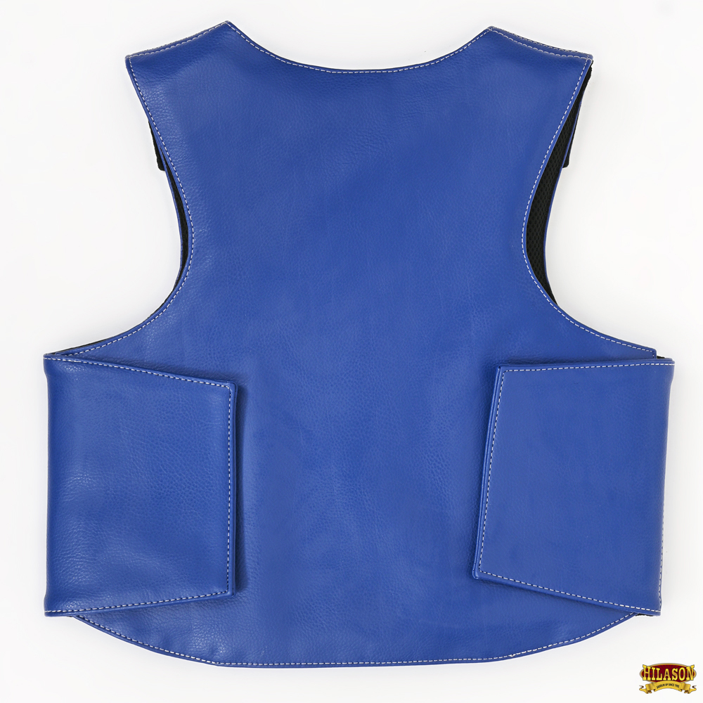 HILASON KIDS JUNIOR YOUTH BULL RIDING PRO RODEO LEATHER PROTECTIVE VEST