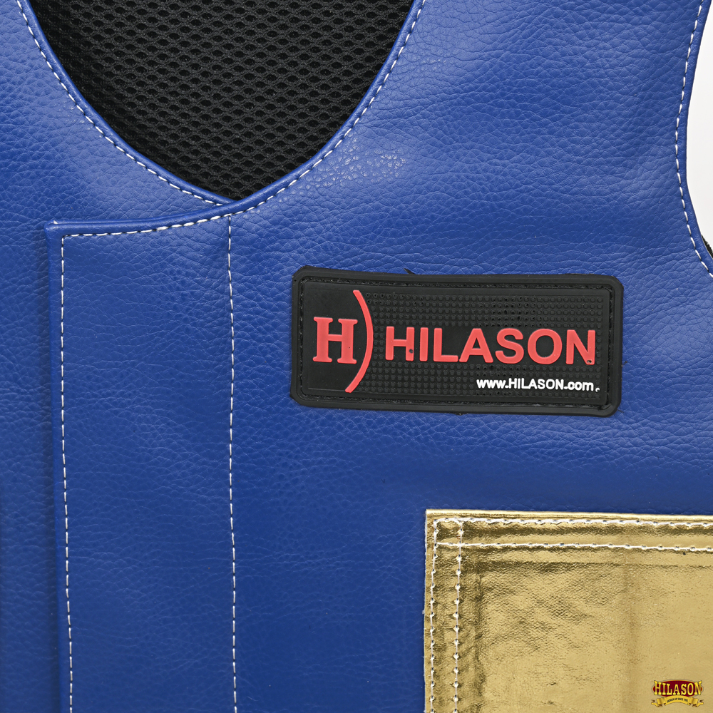 HILASON KIDS JUNIOR YOUTH BULL RIDING PRO RODEO LEATHER PROTECTIVE VEST