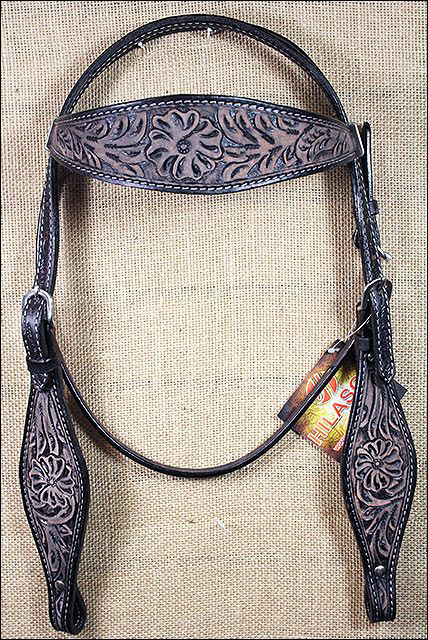 BH HILASON Western Horse Headstall Breast Collar Set Tack Genuine American - Picture 181 of 247