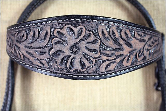 BH HILASON Western Horse Headstall Breast Collar Set Tack Genuine American - Picture 183 of 247