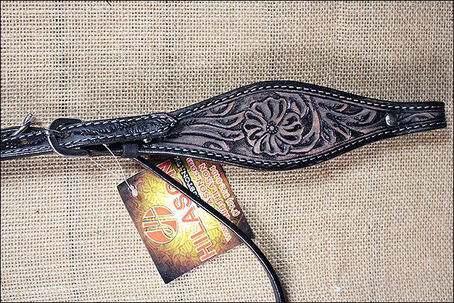 BH HILASON Western Horse Headstall Breast Collar Set Tack Genuine American - Picture 184 of 247