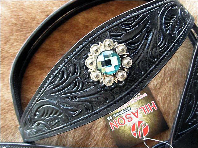 BH HILASON Western Horse Headstall Breast Collar Set Tack Genuine American - Picture 144 of 247