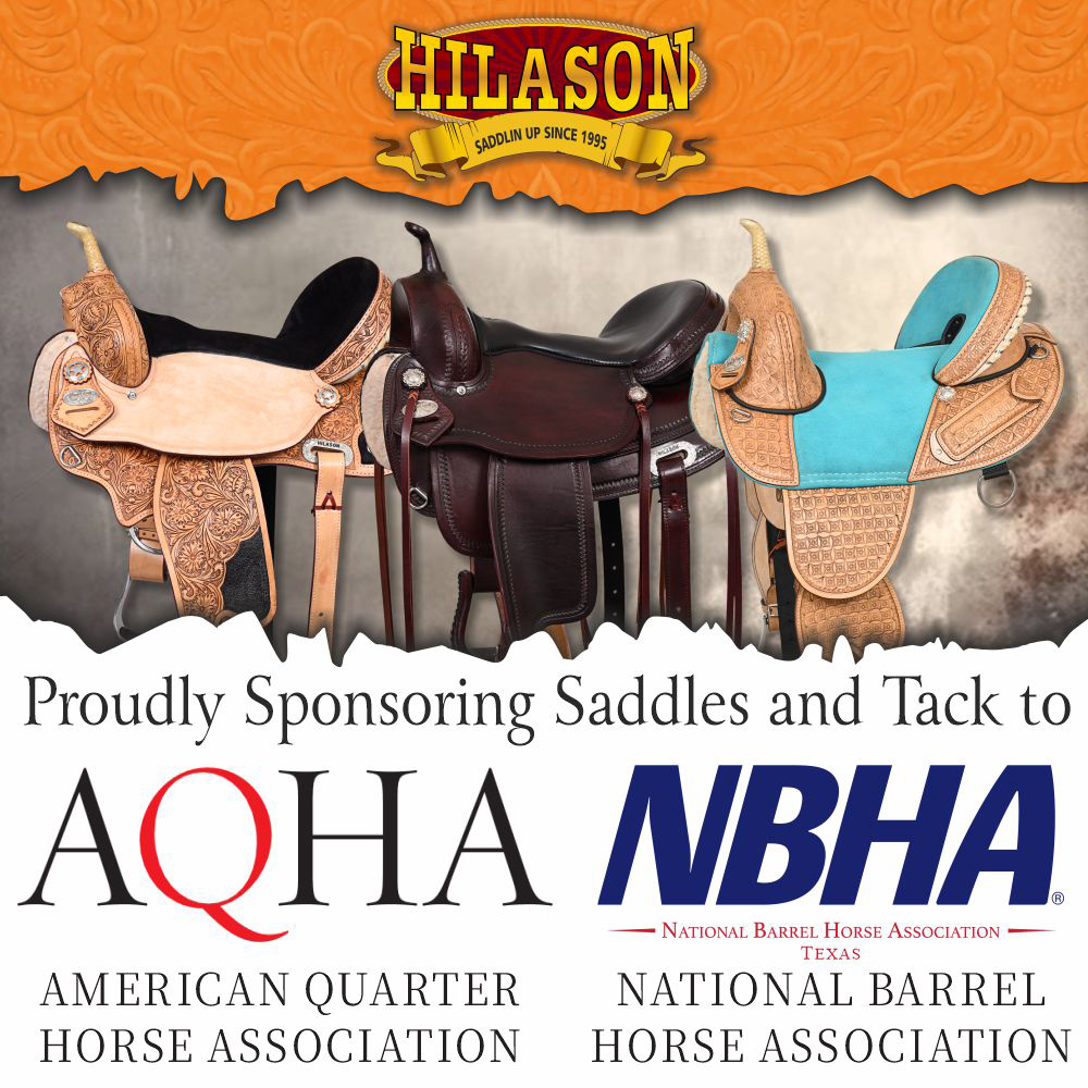 16 In Horse Bronc Saddle Hilason Classic Series Rodeo American Leather