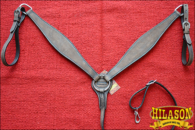 BH HILASON Western Horse Headstall Breast Collar Set Tack Genuine American - Picture 235 of 247