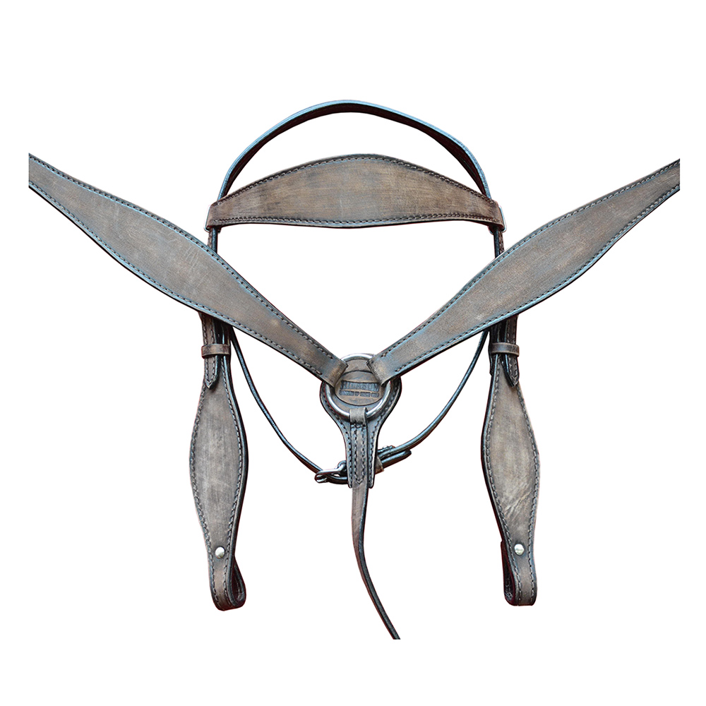 BH HILASON Western Horse Headstall Breast Collar Set Tack Genuine American - Picture 232 of 247