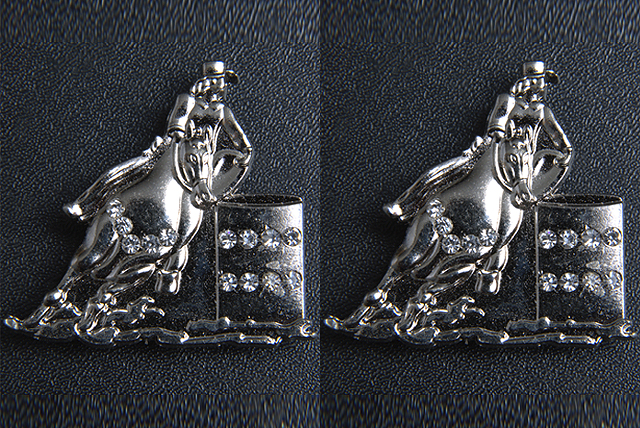 Set Of 4 Screw Back Concho 1.5 in Barrel Racer Nickle Plated Saddle U-TY04 Set Of 4 Screw Back Concho 1.5 in Barrel Racer Nickle Plated Saddle U-TY04