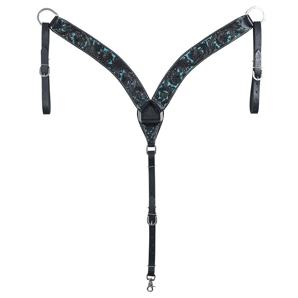 BH HILASON Western Horse Headstall Breast Collar Set Tack Genuine American - Picture 149 of 247