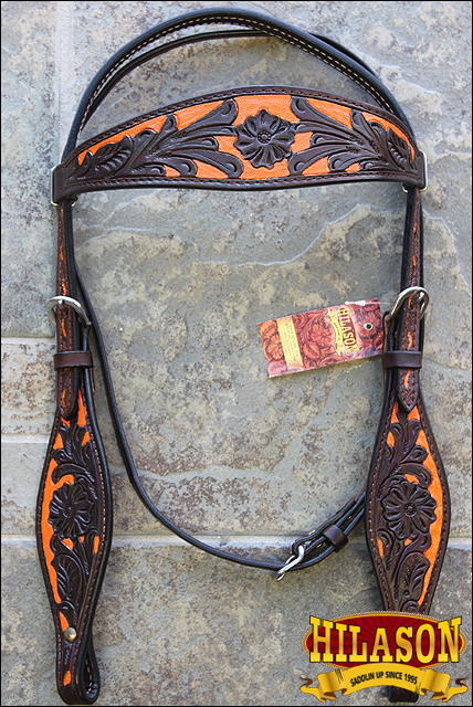 BH HILASON Western Horse Headstall Breast Collar Set Tack Genuine American - Picture 166 of 247