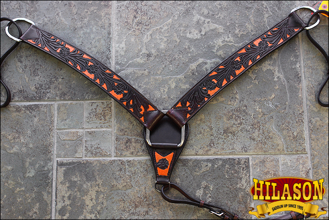 BH HILASON Western Horse Headstall Breast Collar Set Tack Genuine American - Picture 167 of 247