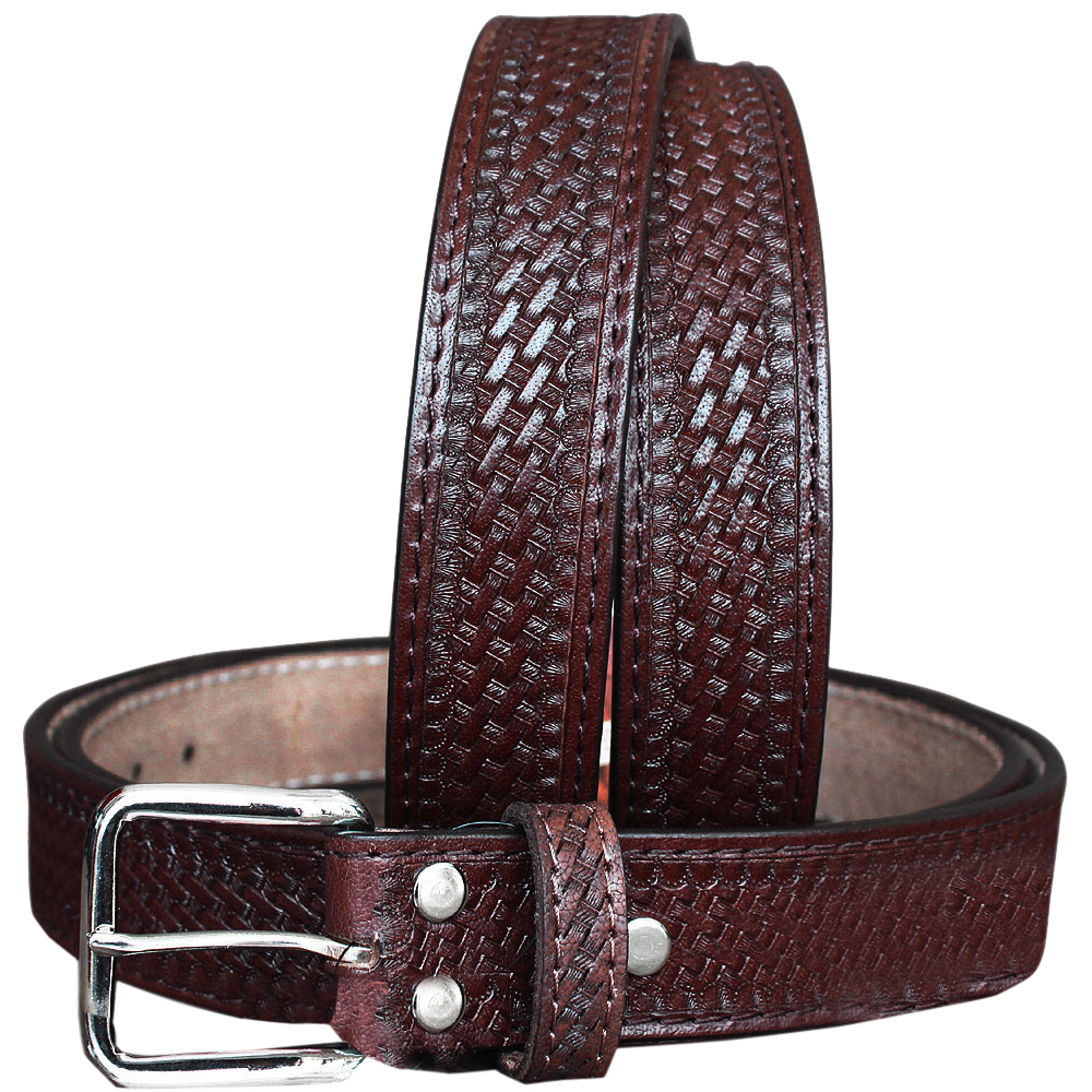 HILASON Western Genuine Leather Belt for Men Women Cowboy Cowgirl Handmade - Bild 1 von 4