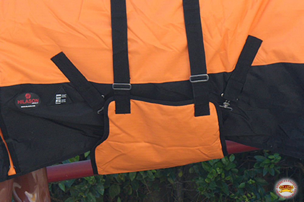 Cl82 82 in HILASON 1200d Winter Waterproof Poly Horse Blanket Belly Wrap Pink for sale online