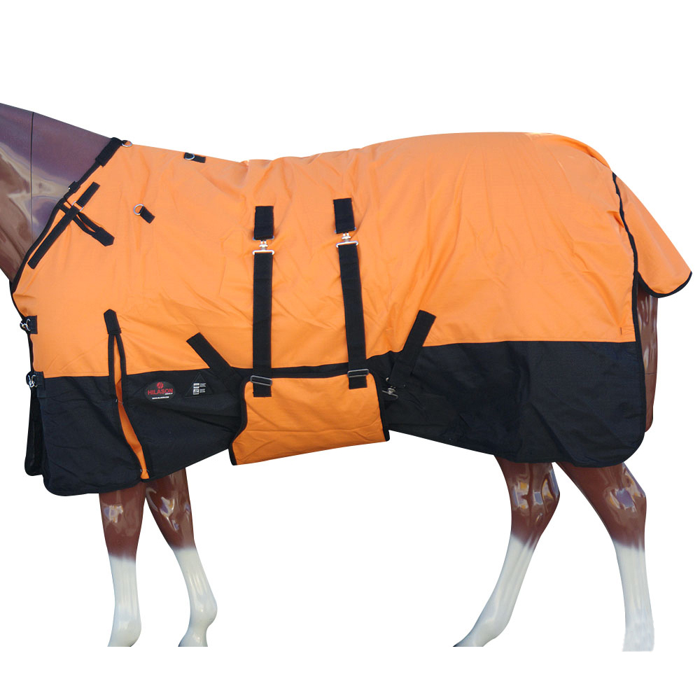 66" 84" Hilason 1200D Winter Waterproof Horse Blanket Surcingle Belly Wrap U-L 