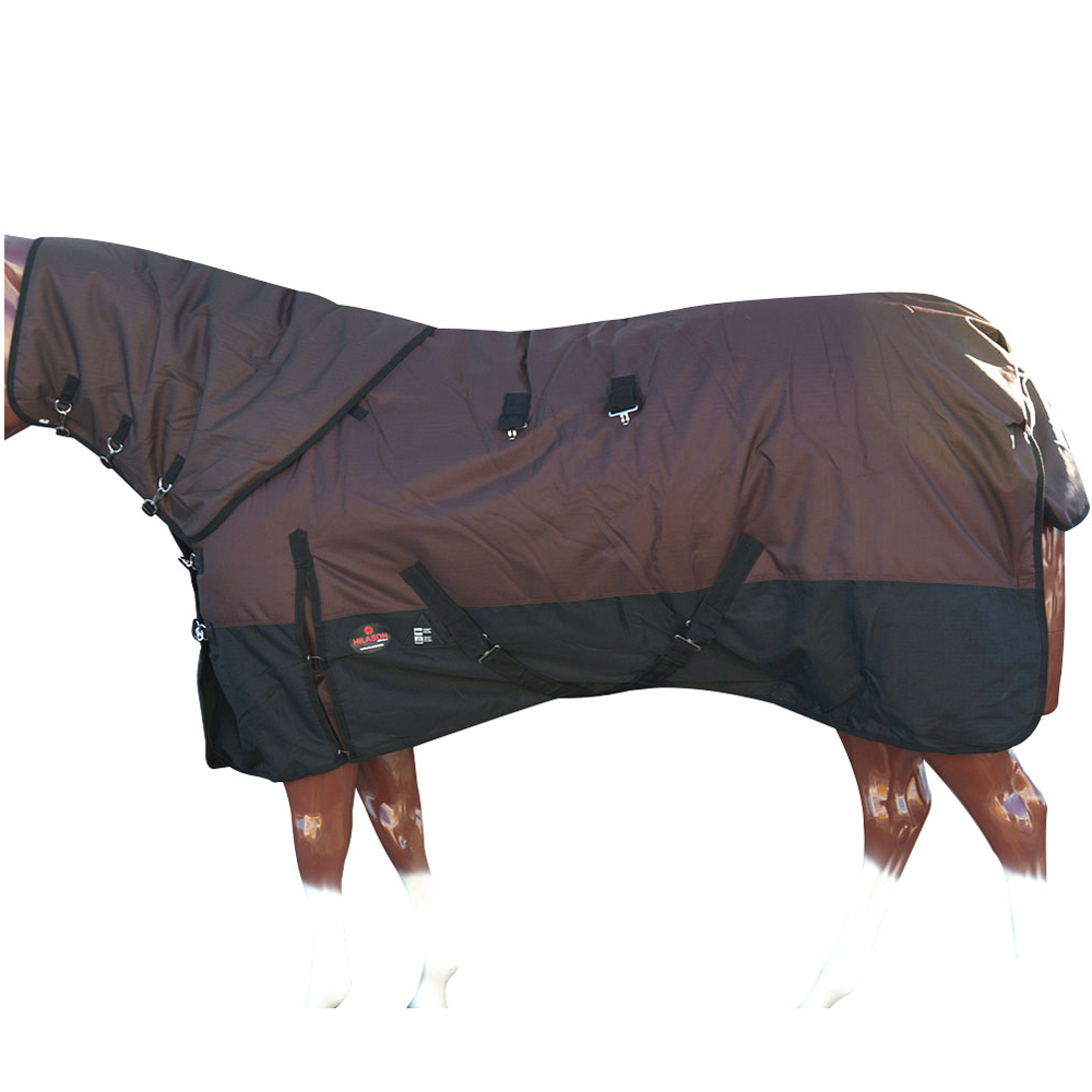 CD74 74" Hilason 1200D Waterproof Poly Turnout Horse Blanket Neck