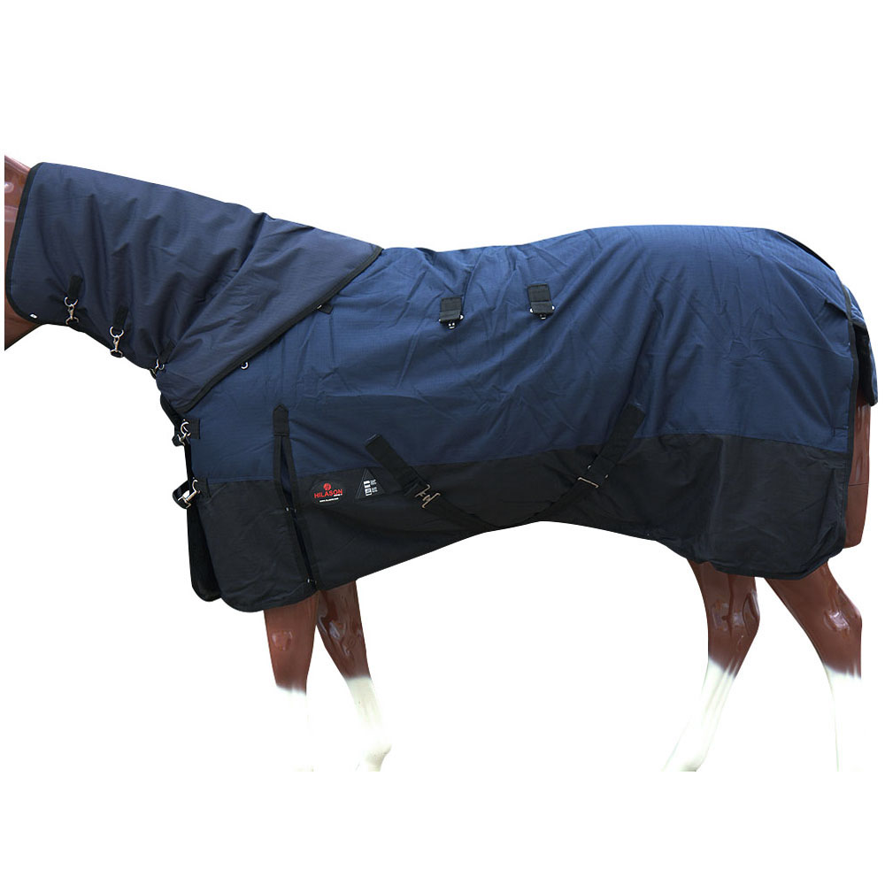 CD75 75" Hilason 1200D Waterproof Poly Turnout Horse Blanket Neck