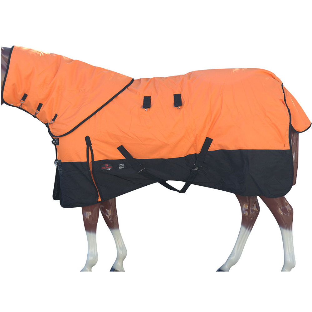 CD75 75 in Hilason 1200D Waterproof Poly Turnout Horse Blanket Neck