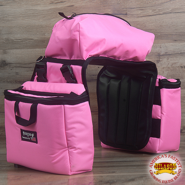 14"X12"X6" EQUITECH DETACHABLE INSULATED HORSE SADDLE BAG SIDE BAG