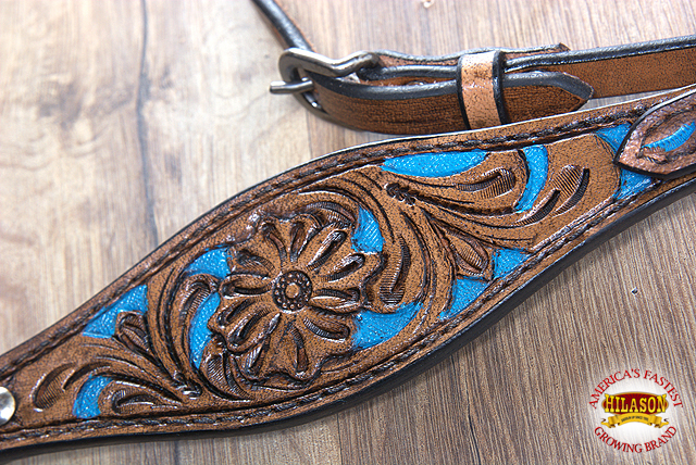 BH HILASON Western Horse Headstall Breast Collar Set Tack Genuine American - Picture 120 of 247