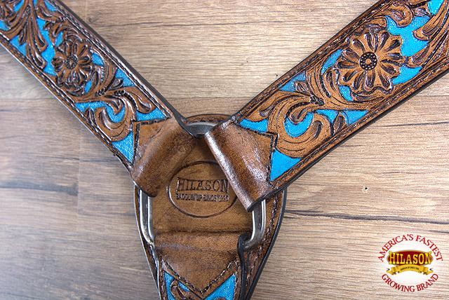 BH HILASON Western Horse Headstall Breast Collar Set Tack Genuine American - Picture 121 of 247