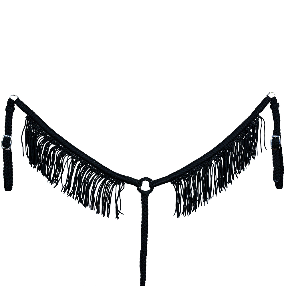 Collar de pecho de caballo DL plano trenzado paracord con flecos de Hilason - Imagen 9 de 43