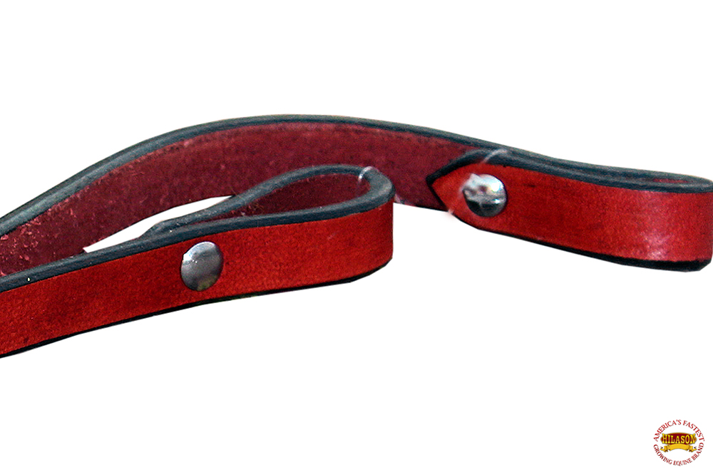 44BH 3/4 In x 8 ft Hilason Western Horse Tack Cuero Dividido Riñón - Imagen 17 de 20