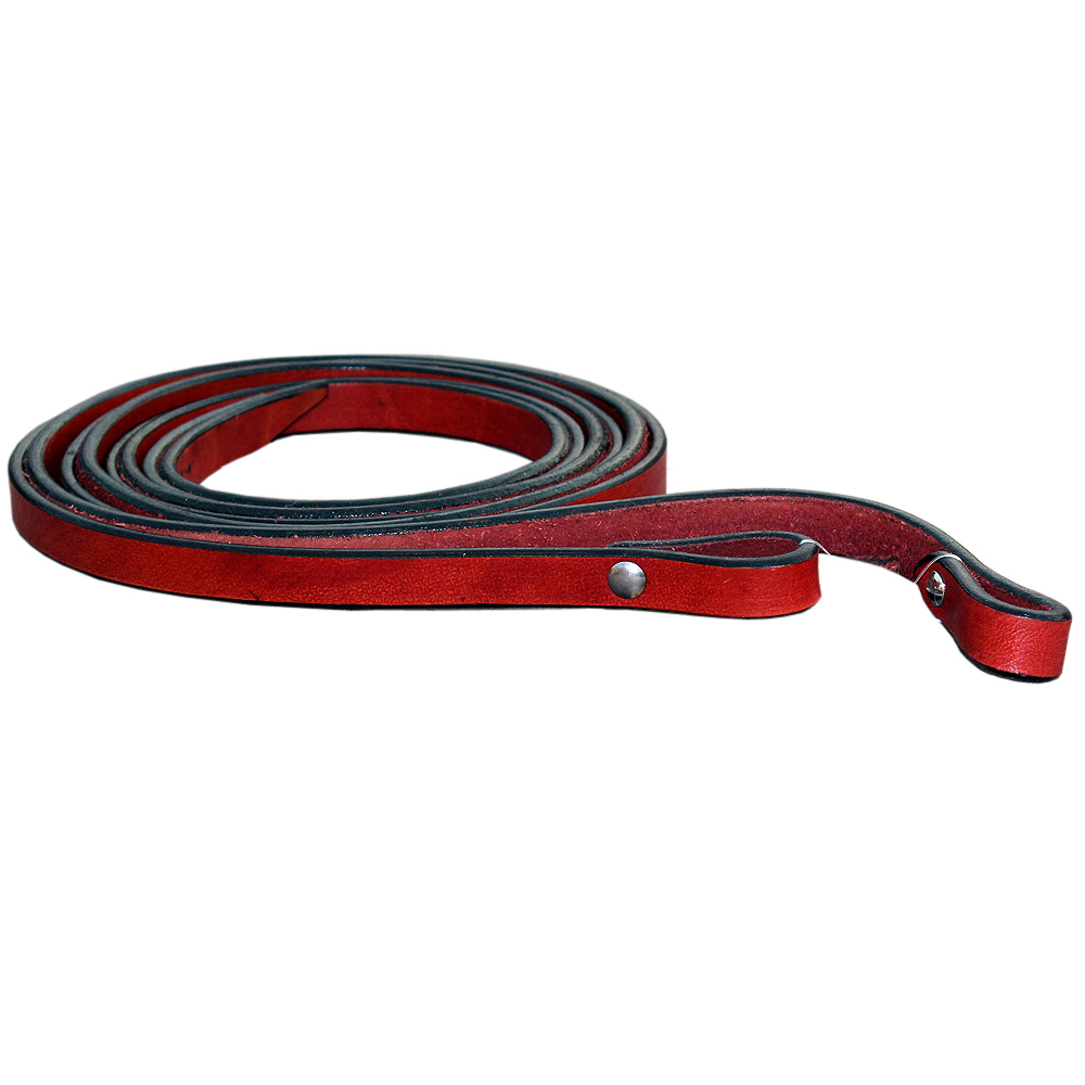 44BH 3/4 In x 8 ft Hilason Western Horse Tack Cuero Dividido Riñón - Imagen 15 de 20