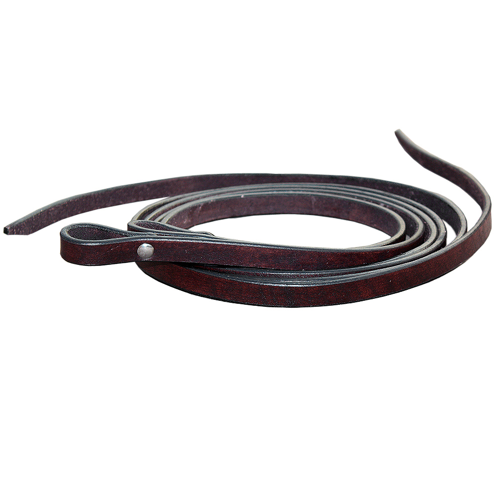 44BH 3/4 In x 8 ft Hilason Western Horse Tack Cuero Dividido Riñón - Imagen 12 de 20