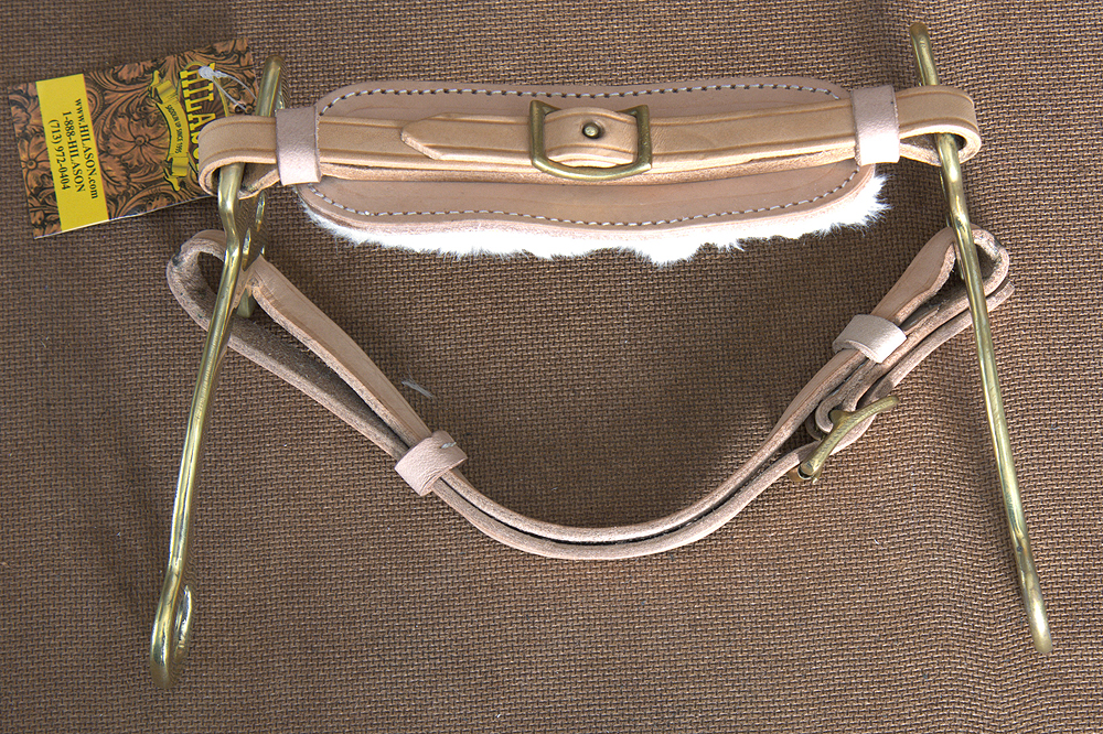 HA HILASON Pferd Hackamore Edelstahl mit Lederbezug - Bild 11 von 68